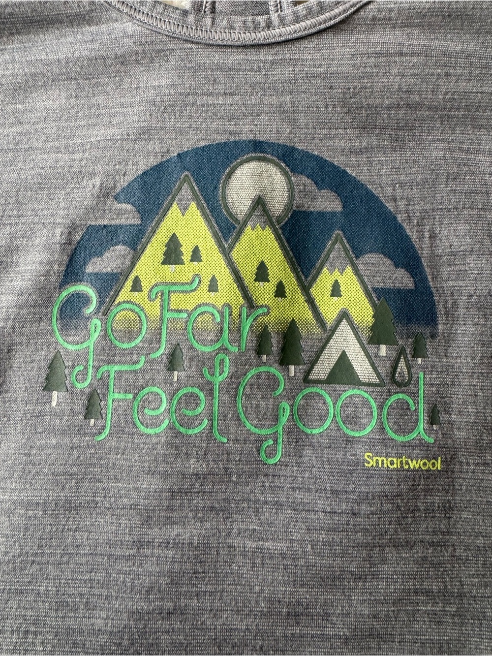 Smartwool Women's Merino Sport 150 "Go Far, Feel Good" Graphic Tank Top Size XS - Picture 3 of 8